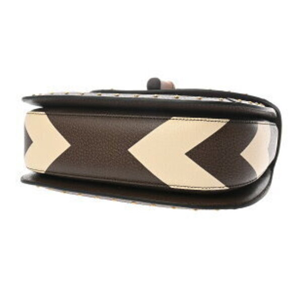 Gucci Handbag Bamboo Beige Ebony Brown GG Supreme Leather Bag - Picture 5 of 10